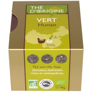 Th&eacute; d'origine Bio en vrac,  Th&eacute; vert  Wuyuan