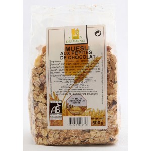 Muesli aux p&eacute;pites de chocolat Flocons 5 c&eacute;r&eacute;ales