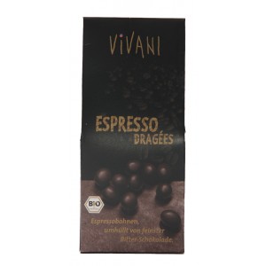 Drag&eacute;es noir bio Espresso 