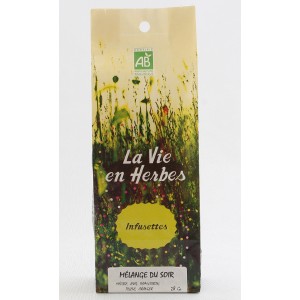 Infusions bio : M&eacute;lange du soir 